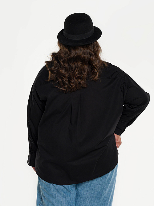 Рубашка классическая черная RuSkin  